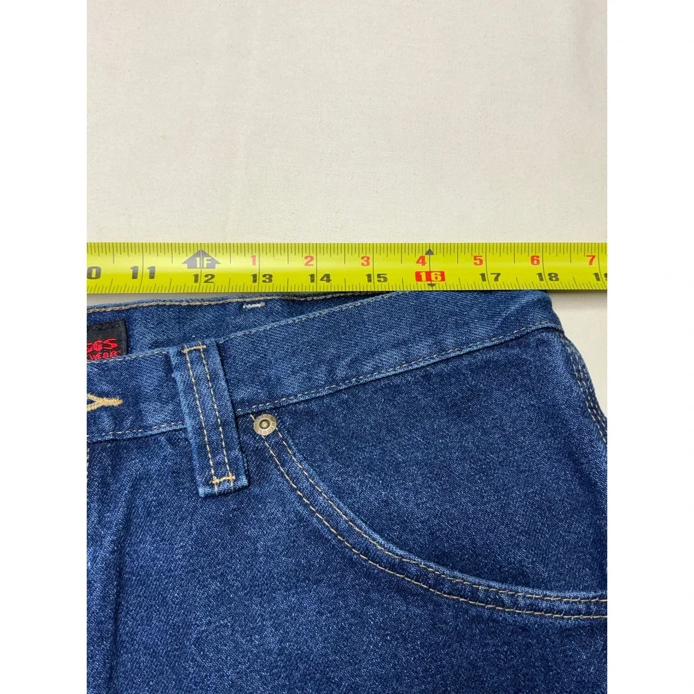 NWT Wrangler‎ Riggs Workwear Relaxed Fit Carpenter Jeans 36x32 Blue Denim Tool